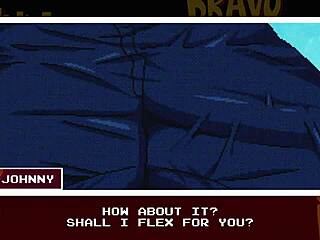 Johnny Bravo Shows Off Bravado with Outdoor Sucking