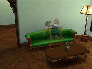 Ted and Meredith Rosswell, spill the details of your steamy cartoon night!