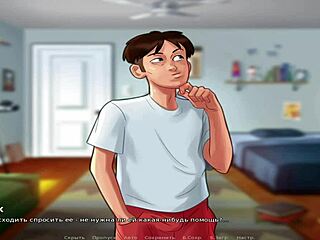 Summertimesaga ontvouwt zich terwijl ze Frans leert in stoom hete hentai aflevering e1 35