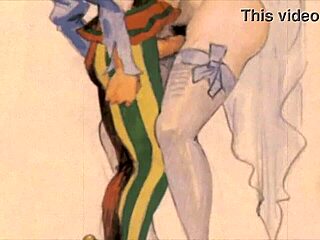 I love these vintage erotic drawings, so hairy and retro!