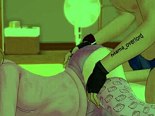 little stepsister in pink outfit craves bedroom action