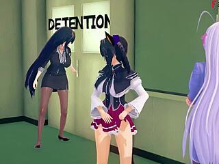 In HS DXD, Akeno prepares a surprise in NTR madness 7. This full hentai movie features see-through fantasy.