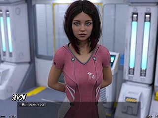 Hey, wanna stretch out with this big boobs milf in space?