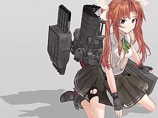 hey, kagerou from kantai collection gets wild in anime hentai