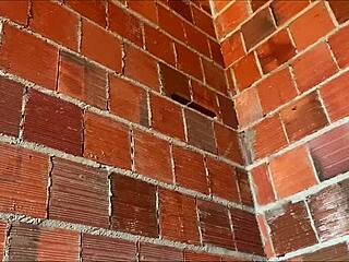 귀여운 친구 데리고 공사장 가서, 참지 못하고 나랑 섹스해