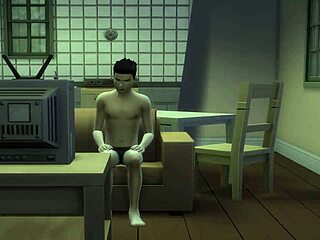 Stepmom and son are alone for tonight in 3d hentai