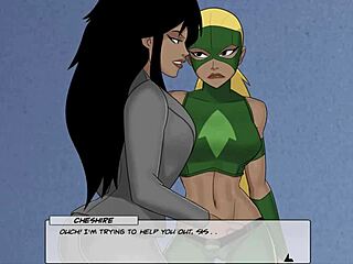 DC Comics Part 52: Cheshire and Artemis in Wild Lesbian Playtime!