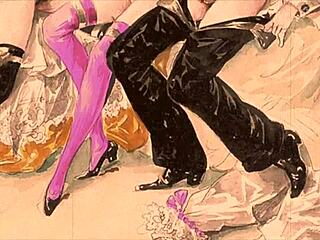 Vintage Erotic Illustration