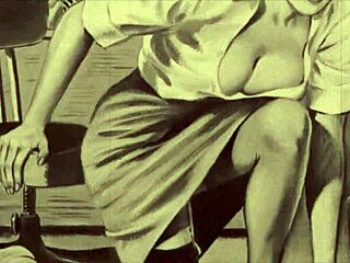 Vintage Erotic Drawings From Antique Retro Cartoons