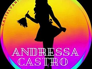 here’s a naughty girl teasing in a short dress while working out solo