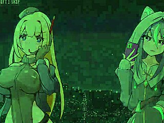 Anime game buzama gameplay session with hentai elements