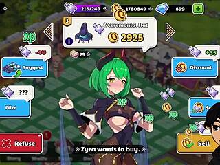 Nutaku waifu shop massage and sex toy domination scenes