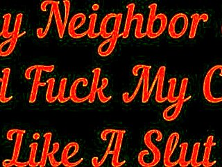 yo, come see me lick and bang my horny neighbor slut