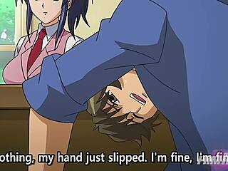 Așadar, mi-am tras-o cu șeful prima dată la muncă în hentai anime