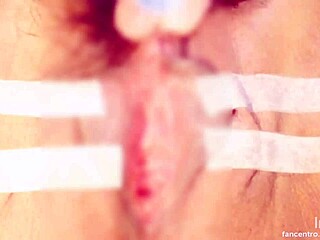 Bound Gay Sucking and Pinching Clit in Wild BDSM Session