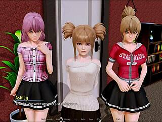 Harem hotel 202 anime game adventure