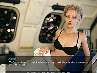 Mulher madura curvilínea no jogo 3D com tetas enormes