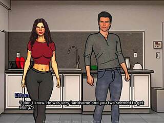 Cheating wife craves massive black cock in 3D porn game