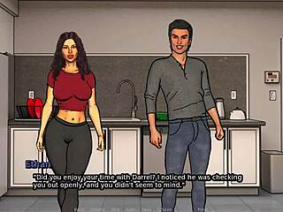 Cheating wife craves massive black cock in 3D porn game