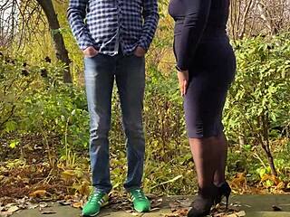 Curvy Mother-in-Law Wears Stockings for Dirty Fun