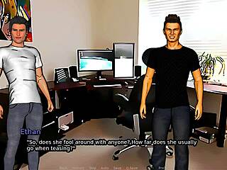 Cheating wife craves massive black cock in 3D porn game