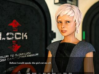 Mulher madura curvilínea no jogo 3D com tetas enormes