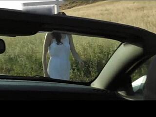 Hell yeah! American lesbian girls finger each other on Corvette hood!