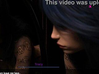 alex drills tracy's pussy and ass in 3d hentai