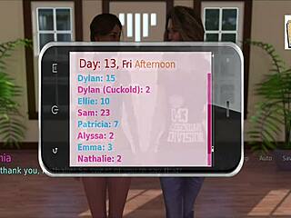 Wife and mother-in-law play game