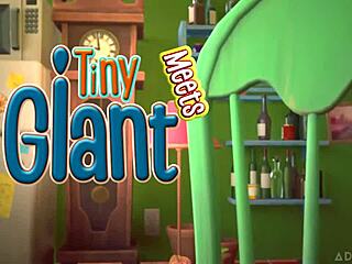 3DGSpot - Tiny Trans Screws Busty Trans in 3D Cartoon with French Subtitles