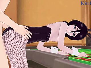 Rukia Kuchiki and Yoruichi Shihouin in bunny girl outfits get intense in Bleach hentai. Wild sex awaits in 3D cartoon action.