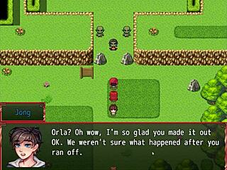 이세계 하렘 하렘 헨타이 게임 ep 14 빨강 머리 밀프 거대한 가슴으로 막아