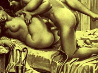 Retro Erotic Anime Drawings with Vintage Charm