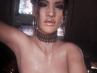 Panam จูดี Aurore ไซเบอร์พังค์กลุ่มโปวี 4K เย็ดมันส์