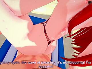 Parasoul in bikini gets wild in Skullgirls fantasy scene