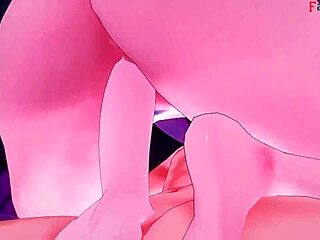 Morrigan dives into hardcore sex in a sheer Halloween fantasy special