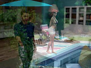 Teacher Shows Off Her Big Ass and Tits in Summer Heat