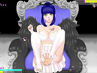 in this anime, a curvy girl battles with monster cock in fallen angel episode