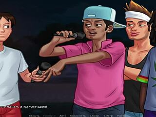 in summertime saga, she chooses a flute and demonstrates oral skills