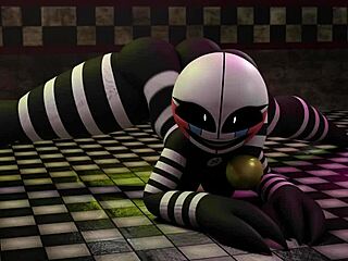 Прохожу Ночь 1, чтобы открыть галерею в Пяти Похотливых Ночах с огромным членом. Смотри 3D действие!