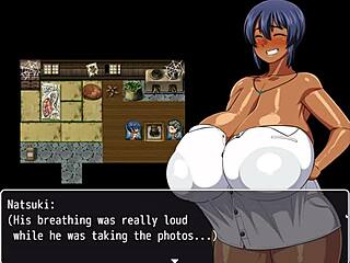 i'm natsuki, the tanned hentai girl in ep 7, all men jerk off to my huge tits