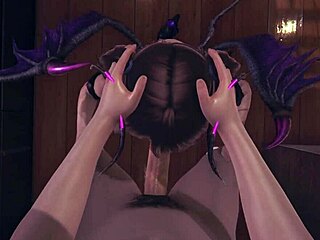 a sneaky succubus caught me off guard in the night with 3d hentai action