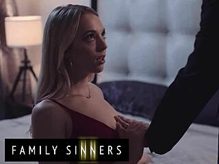 Family Sinners - Step Dad Betrays Wife With Petite Step Daughter