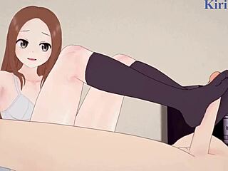 Takagi’s Intense Sex in Teasing Master Hentai Cartoon