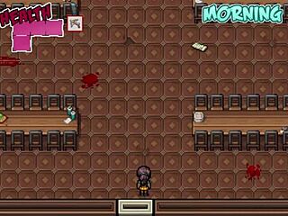 Watching Porno with Busty Milf in Hentai Game - Zombies Retreat Part 5