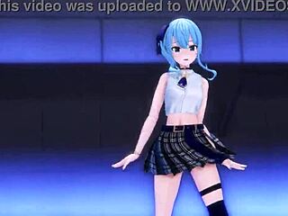 Hey, wanna see MMD R-18 Suisei in Luvoratorrrrry by Kiido strip down?