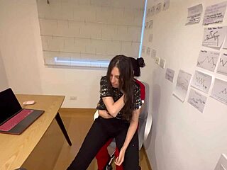 My medical student tricks me and we end up naked in my office