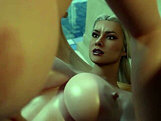 Sindel, Cassie, Sonya villissä 3D futa-animaatiossa. Hirviömäinen kyrpä anaali-aktiin!