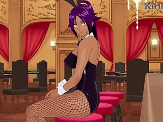 Rukia Kuchiki และ Yoruichi Shihouin ในชุดกระต่ายสุดเสียวใน Bleach เฮ็นไท เซ็กส์มันๆ รออยู่ในแอนิเมชัน 3D