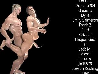 Unexpected Shower Scene with Derek Riding Dildo